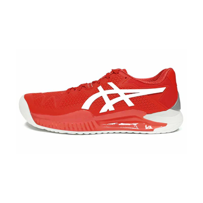 (W) ASICS Gel Resolution 8 'Fiery Red'