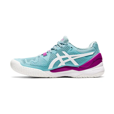 (W) ASICS Gel Resolution 8 'Smoke Blue'