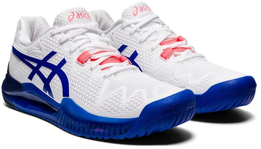 (W) ASICS Gel Resolution 8 'Putih Lapis Lazuli Biru' 1042A072-107 Lookbook (W) ASICS Gel Resolution 8 'Putih Lapis Lazuli Biru' 1042A072-107