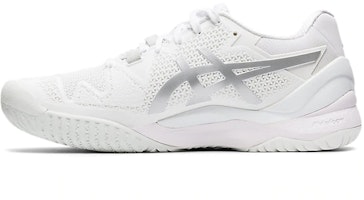(Women) ASICS Gel Resolution 8 'White Pure Silver' 1042A072-100 (Women) ASICS Gel Resolution 8 'White Pure Silver' 1042A072-100