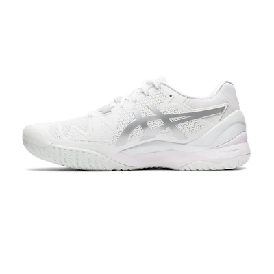 (W) ASICS Gel Resolution 8 'White Pure Silver'