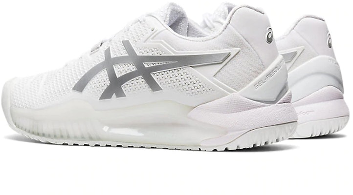 (W) アシックス ゲルレゾリューション8 白/銀 (Ashikkusu Geru Rezoryūshon 8 Shiro/Gin) 1042A072-100 Shop (W) アシックス ゲルレゾリューション8 白/銀 (Ashikkusu Geru Rezoryūshon 8 Shiro/Gin) 1042A072-100