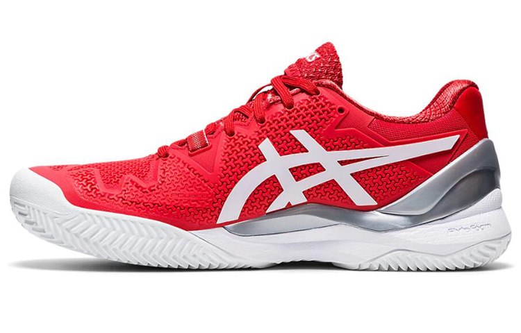 Buy (Women) ASICS Gel Resolution 8 Clay 'Fiery Red White'  1042A070-601