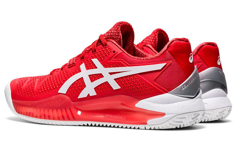 Shop (Women) ASICS Gel Resolution 8 Clay 'Fiery Red White'  1042A070-601