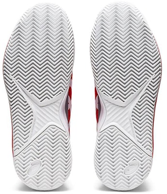 (W) ASICS Gel Resolution 8 Clay 红白网球鞋 1042A070-601 Details for (W) ASICS Gel Resolution 8 Clay 红白网球鞋 1042A070-601