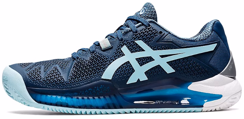 (W) ASICS Gel Resolution 8 Clay 'Light Indigo Clear Blue' - Biru Indigo Cerah 1042A070-406 Buy (W) ASICS Gel Resolution 8 Clay 'Light Indigo Clear Blue' - Biru Indigo Cerah 1042A070-406
