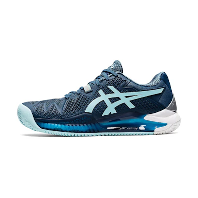 (W) ASICS Gel Resolution 8 Clay 'Light Indigo Clear Blue'