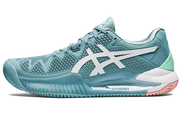 (W) ASICS Gel Resolution 8 Clay 'Smoke Blue'