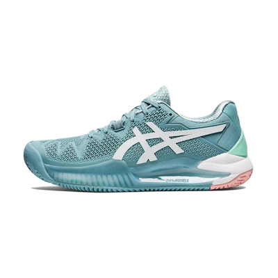 (W) ASICS Gel Resolution 8 Clay 'Smoke Blue'