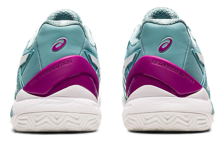 (W) ASICS Gel Resolution 8 Clay 'Smoke Blue White' 圖 4