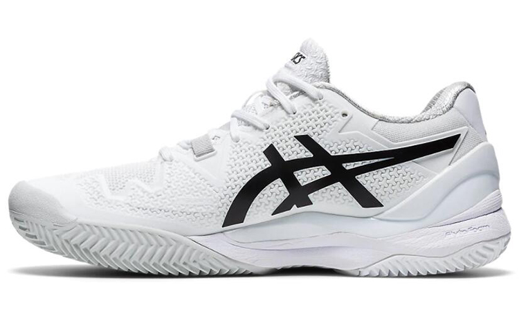 Buy (W) 亚瑟士Gel-Resolution 8粘土/黑色‘白色’ 1042A070-101