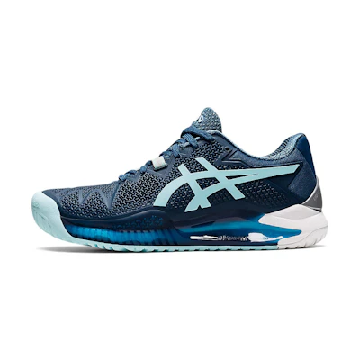 (W) ASICS Gel Resolution 8 D Wide 'Light Indigo'