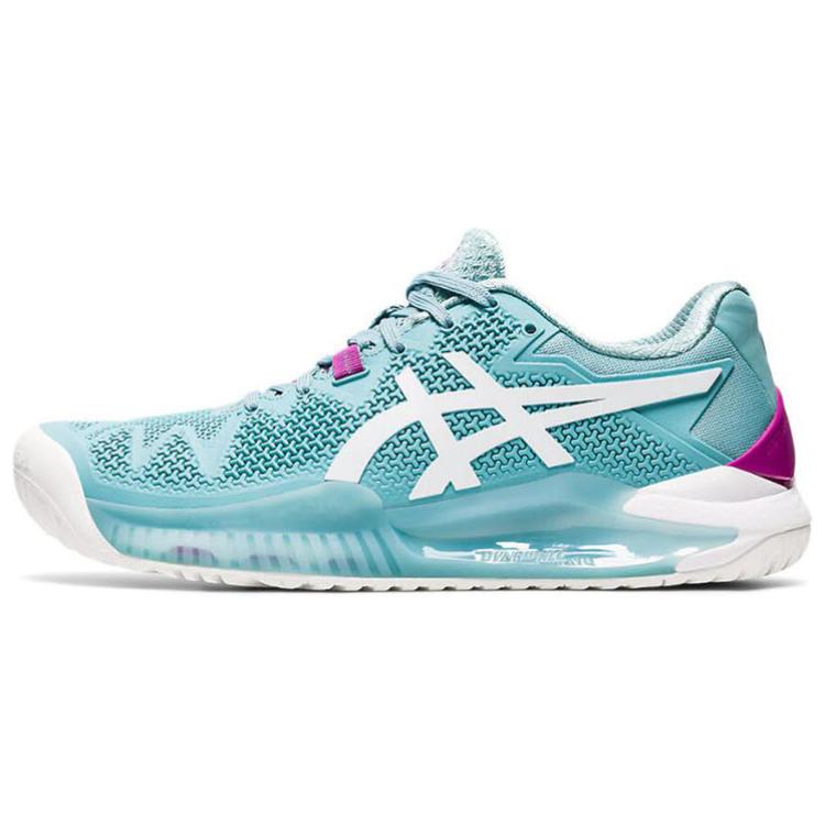 Buy （女款）ASICS Gel Resolution 8 寬楦 '煙藍色' 1042A097-403