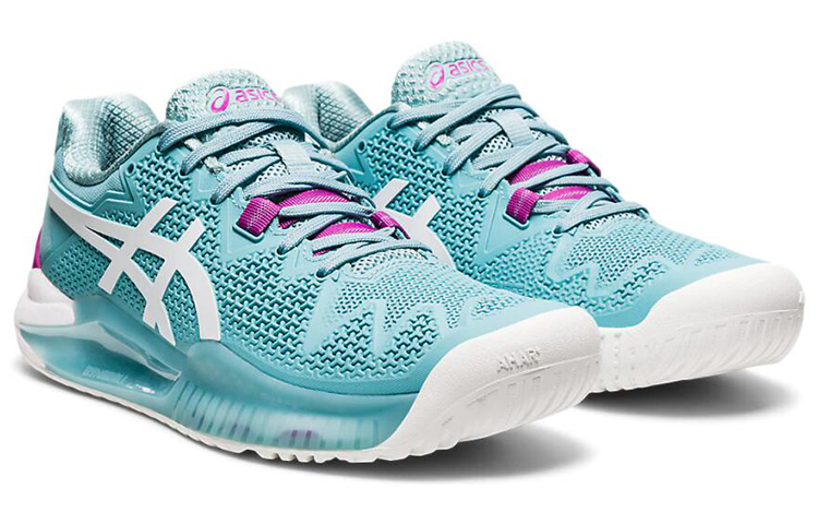 Lookbook （女款）ASICS Gel Resolution 8 寬楦 '煙藍色' 1042A097-403