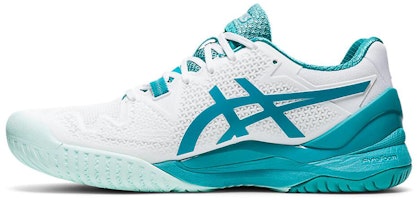 (Women) ASICS Gel Resolution 8 Wide 'White Lagoon' 1042A097-106 (Women) ASICS Gel Resolution 8 Wide 'White Lagoon' 1042A097-106