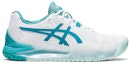 Order (W) ASICS Gel Resolution 8 Wide 'Blanco Laguna' 1042A097-106