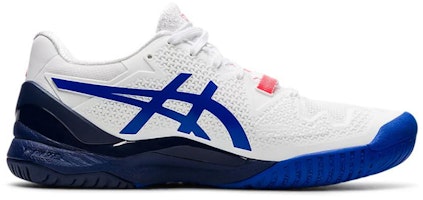 (女性款)ASICS Gel Resolution 8 寬楦版 '白色青金石藍' 1042A097-107 Order (女性款)ASICS Gel Resolution 8 寬楦版 '白色青金石藍' 1042A097-107