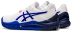 Shop (W) ASICS Gel Resolution 8 Wide 'Putih Lapis Lazuli Biru' 1042A097-107