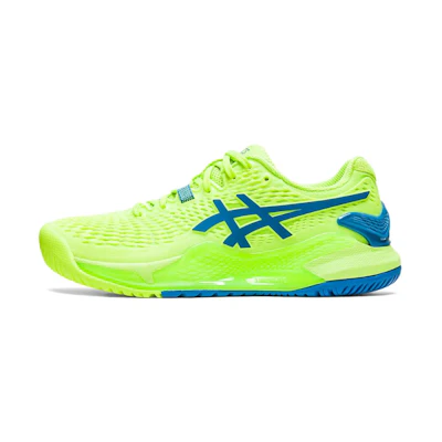 (W) ASICS Gel Resolution 9 'Hazard Green'