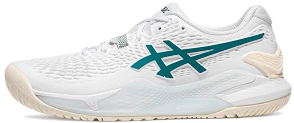 (W) ASICS Gel Resolution 9 'Putih Hijau Pitch' 1042A246-101 Buy (W) ASICS Gel Resolution 9 'Putih Hijau Pitch' 1042A246-101