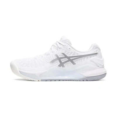 (W) ASICS Gel Resolution 9 'White Pure Silver'