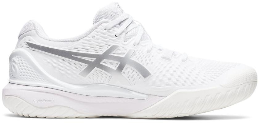 (Women) ASICS Gel Resolution 9 'White Pure Silver' 1042A208-100 Order (Women) ASICS Gel Resolution 9 'White Pure Silver' 1042A208-100