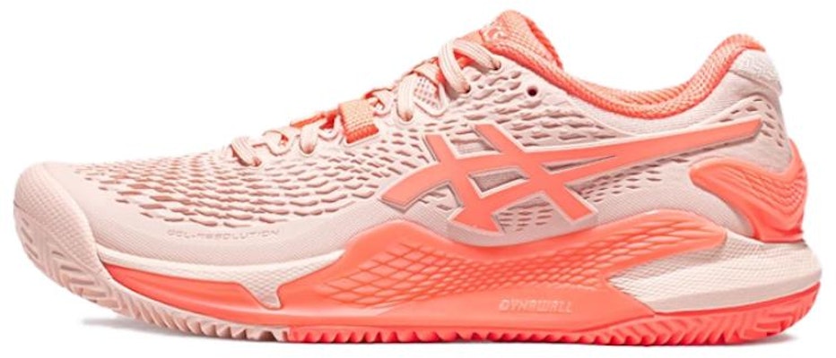 (Women) ASICS Gel Resolution 9 Clay 'Pearl Pink Sun Coral' 1042A224-700 Buy (Women) ASICS Gel Resolution 9 Clay 'Pearl Pink Sun Coral' 1042A224-700