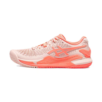 (W) ASICS Gel Resolution 9 Clay 'Pearl Pink Sun Coral'