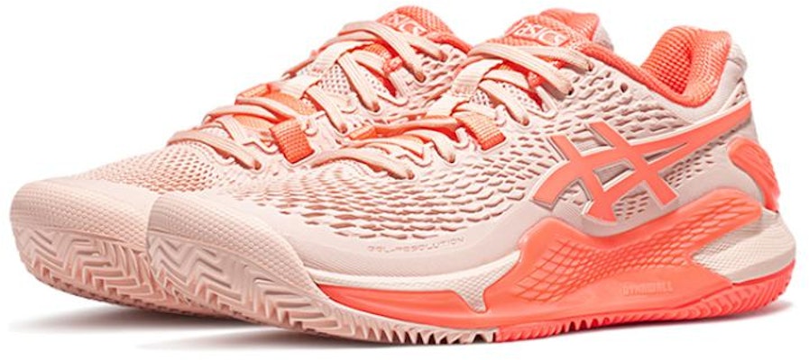(Women) ASICS Gel Resolution 9 Clay 'Pearl Pink Sun Coral' 1042A224-700 Order (Women) ASICS Gel Resolution 9 Clay 'Pearl Pink Sun Coral' 1042A224-700