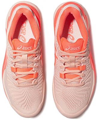 (Women) ASICS Gel Resolution 9 Clay 'Pearl Pink Sun Coral' 1042A224-700 Lookbook (Women) ASICS Gel Resolution 9 Clay 'Pearl Pink Sun Coral' 1042A224-700