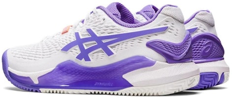 (W) ASICS Gel Resolution 9 Clay 'Putih Amethyst' 1042A224-101 Shop (W) ASICS Gel Resolution 9 Clay 'Putih Amethyst' 1042A224-101