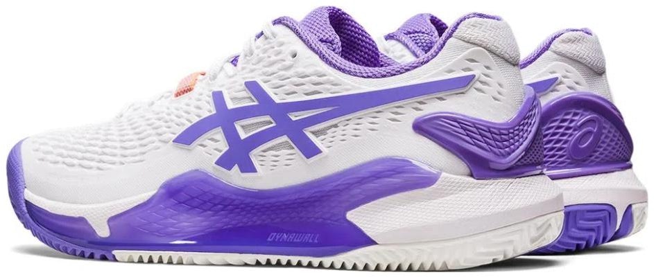 (W) ASICS Gel Resolution 9 Clay 'White Amethyst' Putih Amethyst 1042A224-101 Shop (W) ASICS Gel Resolution 9 Clay 'White Amethyst' Putih Amethyst 1042A224-101