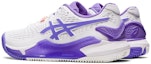 Shop (W) ASICS Gel Resolution 9 Clay 'White Amethyst' Putih Amethyst 1042A224-101