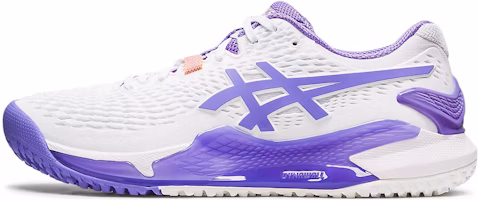 (Women) ASICS Gel Resolution 9 OC 'White Amethyst' 1042A225-101 (Women) ASICS Gel Resolution 9 OC 'White Amethyst' 1042A225-101