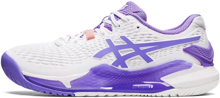 (Women) ASICS Gel Resolution 9 Wide 'White Amethyst' 1042A226-101 (Women) ASICS Gel Resolution 9 Wide 'White Amethyst' 1042A226-101