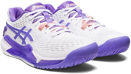 (W) ASICS Gel Resolution 9 宽版 '白色紫晶' 1042A226-101 Lookbook (W) ASICS Gel Resolution 9 宽版 '白色紫晶' 1042A226-101