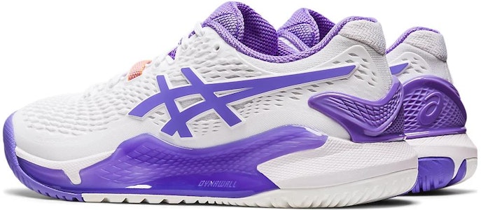 (W) ASICS Gel Resolution 9 宽版 '白色紫晶' 1042A226-101 Shop (W) ASICS Gel Resolution 9 宽版 '白色紫晶' 1042A226-101