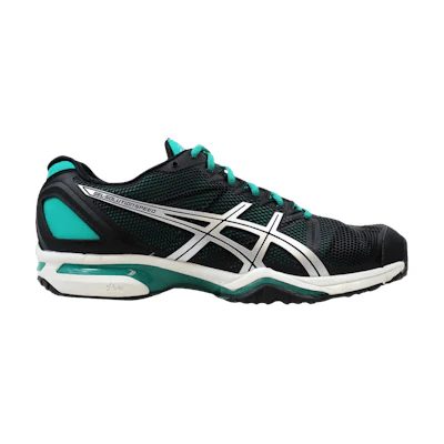(W) ASICS Gel Resolution Speed 'Black Aqua Green'