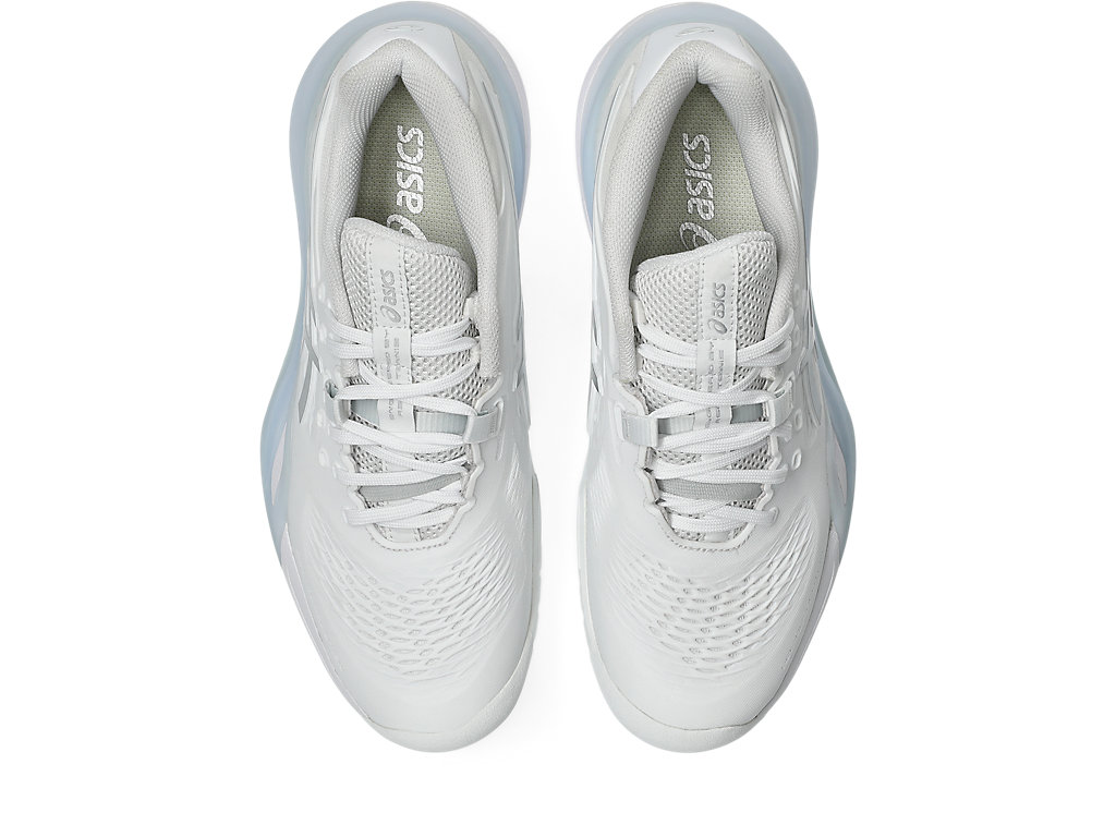 Sizing (W) ASICS Gel Resolution X ''Blanc Argent Pur'' 1042A279-100