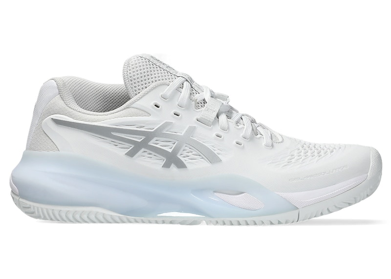 (Women) ASICS Gel Resolution X Clay 'White Pure Silver' 1042A277-100