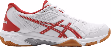 (Women) ASICS Gel Rocket 10 'White Classic Red' 1072A056-100 (Women) ASICS Gel Rocket 10 'White Classic Red' 1072A056-100