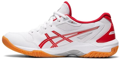 (Women) ASICS Gel Rocket 10 'White Classic Red' 1072A056-100 (Women) ASICS Gel Rocket 10 'White Classic Red' 1072A056-100