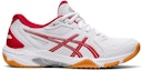 Order (W) ASICS Gel Rocket 10 'Putih Merah Klasik' 1072A056-100