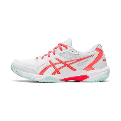 (W) ASICS Gel Rocket 10 'White Sunrise Red'
