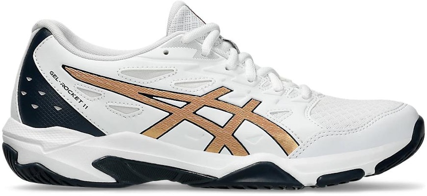 (女款)ASICS Gel Rocket 11 '白色純金' 1072A093-104 Order (女款)ASICS Gel Rocket 11 '白色純金' 1072A093-104