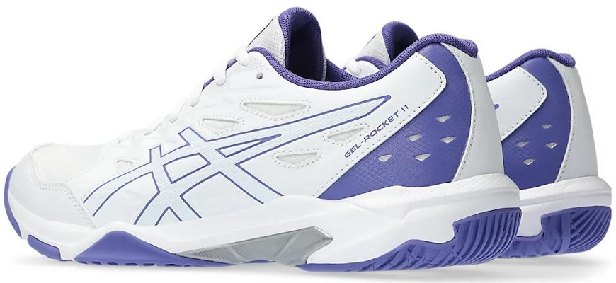 (Women) ASICS Gel Rocket 11 'White Purple' 1072A093-100 Shop (Women) ASICS Gel Rocket 11 'White Purple' 1072A093-100
