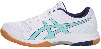 (Women) ASICS Gel-Rocket 8 'White Green' B756Y-115 (Women) ASICS Gel-Rocket 8 'White Green' B756Y-115
