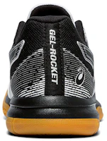 Shop Asics Gel-Rocket 低筒 跑步鞋 女款 白黑