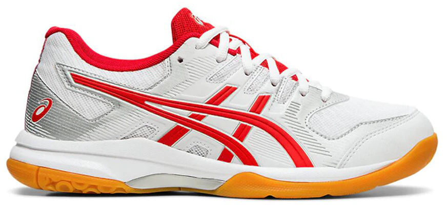 (Women) ASICS Gel Rocket 9 'White Red' 1072A034-101 Order (Women) ASICS Gel Rocket 9 'White Red' 1072A034-101