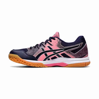 (W) ASICS Gel-Rocket 9 Running Shoes Black/Pink